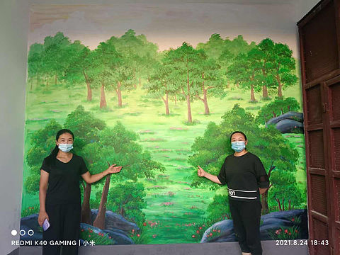 这些年画的墙绘作品整理