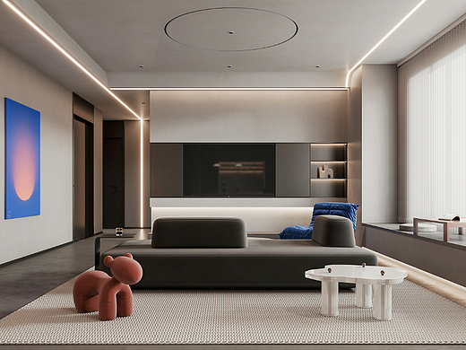 现代极简空间表现