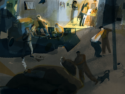 版画|JUAN CUN_眷村·白色恐怖