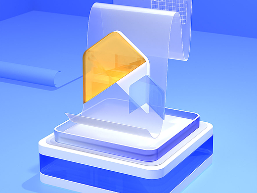blender APP启动图制作及渲染过程