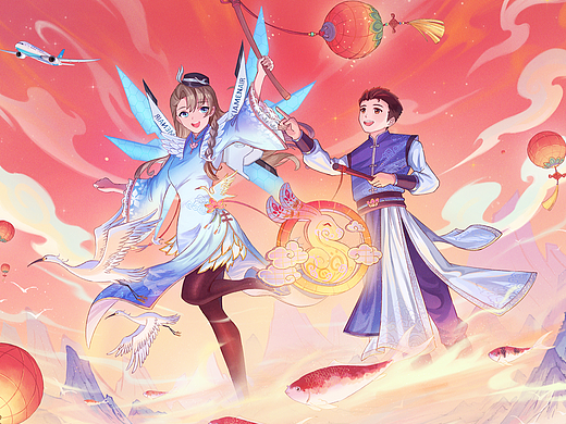 厦航合作X春节KV图