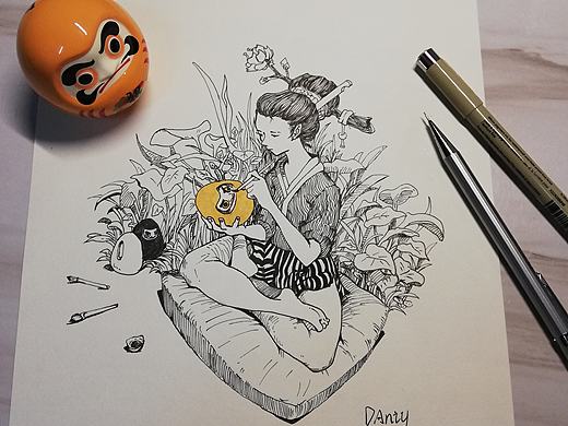 达摩（个人主页-ZNDgzOTU5MDA=） - 绘画 - 站酷设计师喪系原创素材 - 站酷ZCOOL