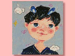 柴柴的油畫棒｜小頭