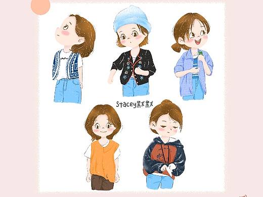 张子枫照片转插画头像（个人主页-ZNTQyNzAzOTY=） - 创作习作 - 站酷设计师Stacey默默原创素材 - 站酷ZCOOL