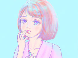 涂口红