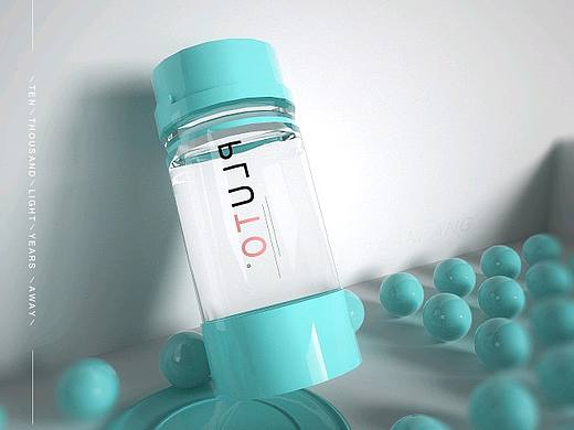 CINEMA 4D Octane 水瓶产品渲染图