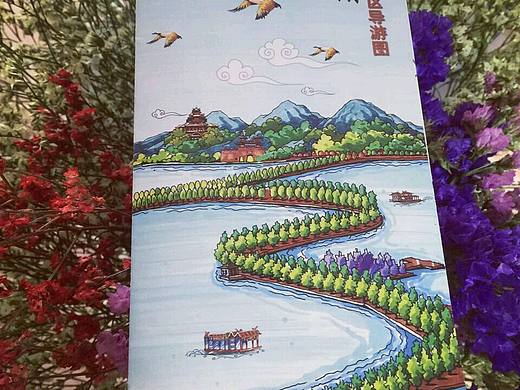 武汉东湖手绘地图-绘林设计