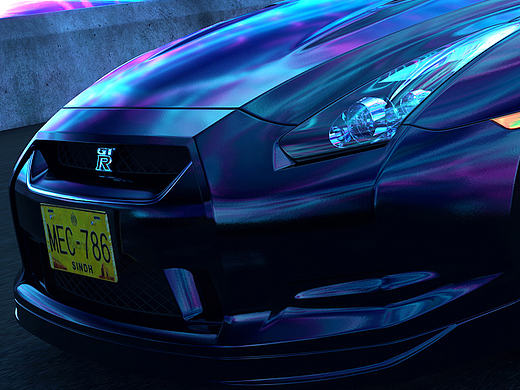 GTR for Cinemd4D rend