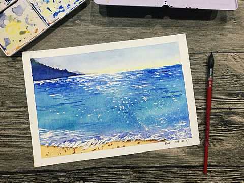 海景【水彩】