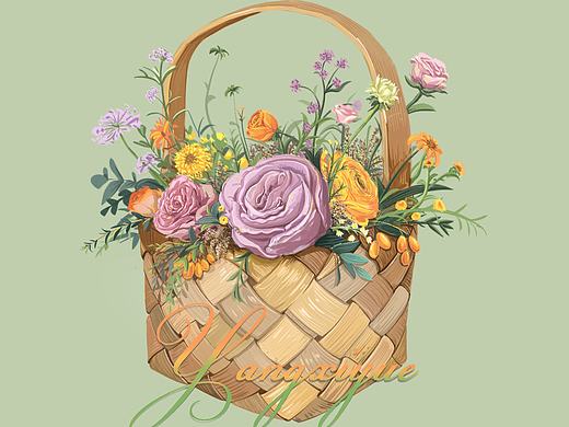 插画练习(花卉系列)