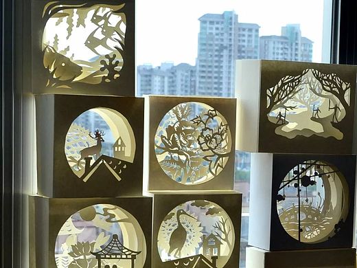 阳江市骨干美术教师纸艺培训班