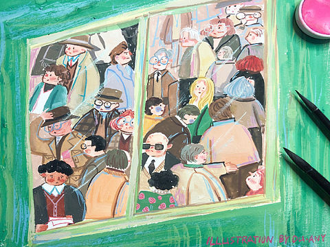 水彩（个人主页-ZNTEzODg3MzY=） - 儿童插画 - 站酷设计师都安原创素材 - 站酷ZCOOL