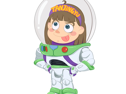 tan巴斯光年平面-ip形象2100140天前线描插画-概念设定101032年前十二