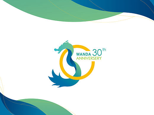 万达集团30周年LOGO