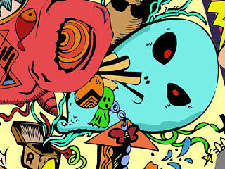 i have a crazy box.（个人主页-ZNzMzMDY1Mg==） - 新锐潮流插画 - 站酷设计师fly_man原创素材 - 站酷ZCOOL