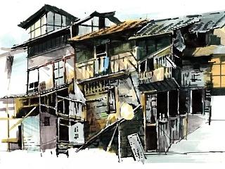 馬克筆手繪（個(gè)人主頁(yè)-ZNzIwODI1Mg==） - 建筑設(shè)計(jì) - 站酷設(shè)計(jì)師寧宇航原創(chuàng)素材 - 站酷ZCOOL