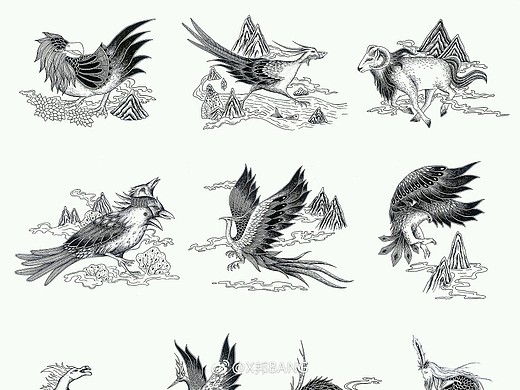 黑白山海异兽第一辑