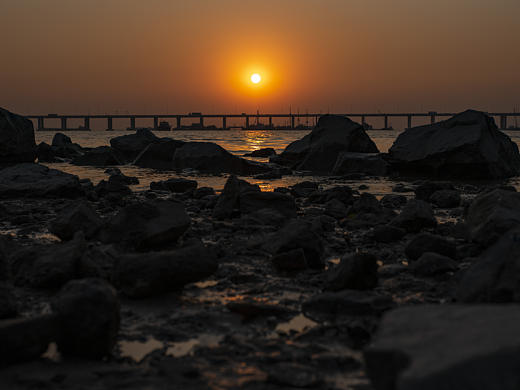 抓住日落最后一点时间