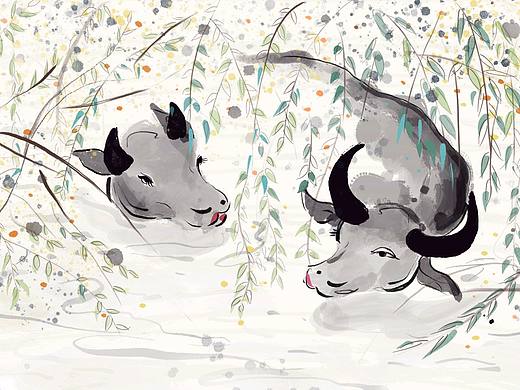 一月上（个人主页-ZNTAyODMxOTY=） - 艺术插画 - 站酷设计师花花一样原创素材 - 站酷ZCOOL