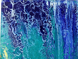 海洋抽象画