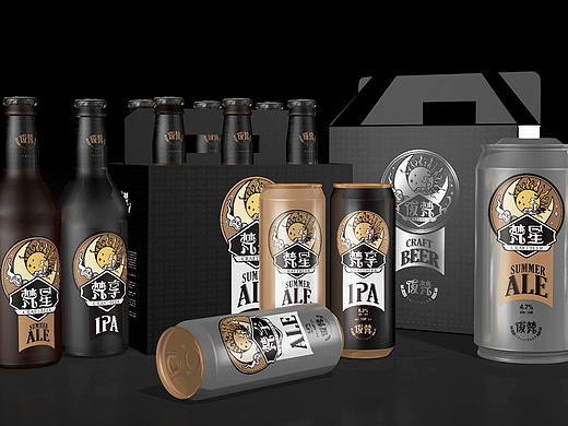 奥格光年作品案例分享：《夜梵》精酿啤酒品牌策略&设计