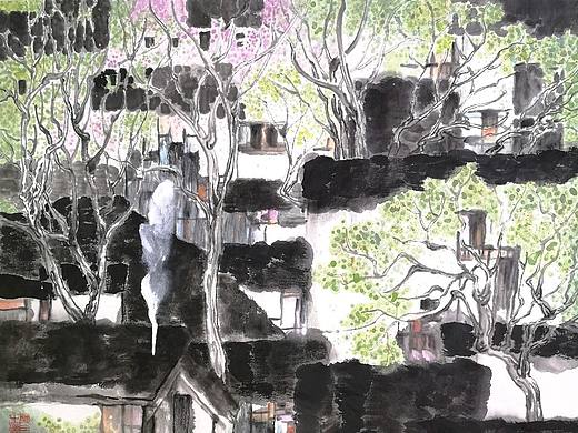 春风吹万家（个人主页-ZNTQ2ODEwMjg=） - 绘画 - 站酷设计师养心房主原创素材 - 站酷ZCOOL