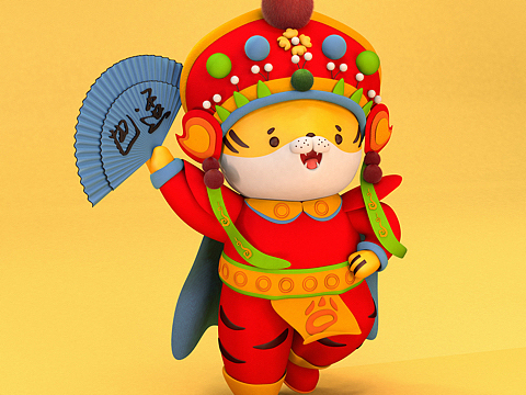 川剧 变脸 虎年