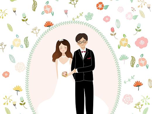 婚礼贺图