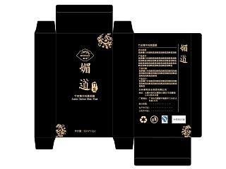 第一次做面膜的包装设计（我不是专业的）