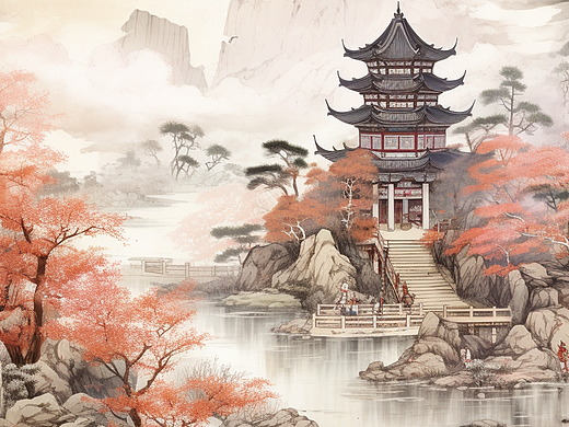 水墨风景