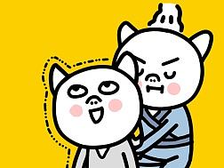 微信表情｜猪傻傻武侠篇