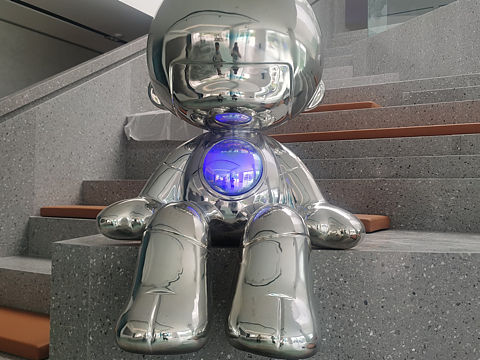 玻璃钢卡通雕塑作品分享
