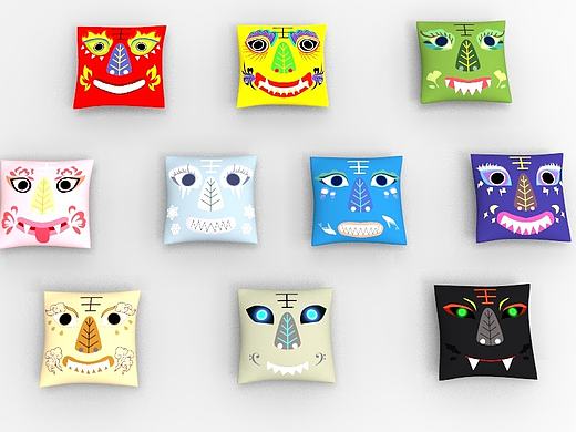 黎侯虎旅游纪念品设计