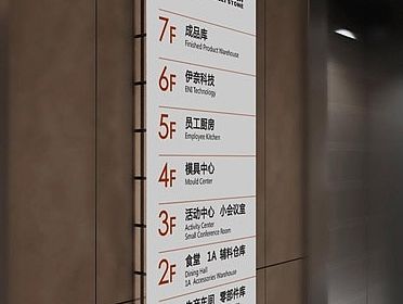 楼层指示牌设计