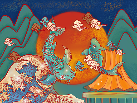 国风插画