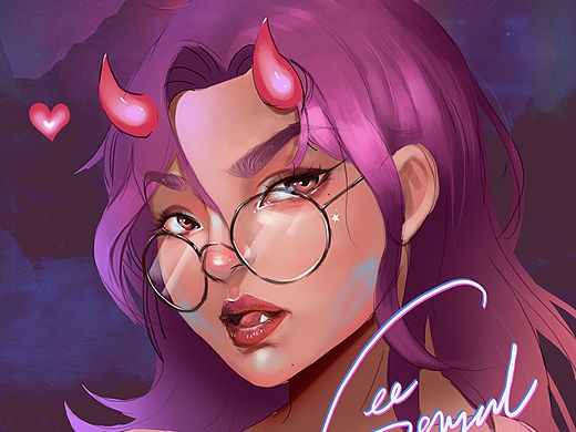 自畫(huà)像 歐美頭像（個(gè)人主頁(yè)-ZMzYyMTc3NjA=） - 商業(yè)插畫(huà) - 站酷設(shè)計(jì)師考拉gummy原創(chuàng)素材 - 站酷ZCOOL