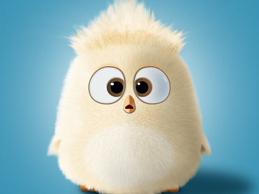 鼠绘 愤怒的小鸟里的小鸡仔