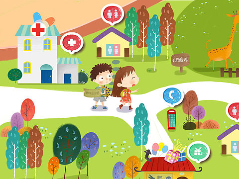 动物园地图，已商用