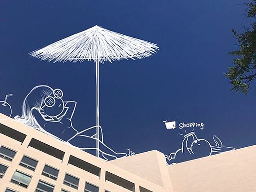 天空遐想（個(gè)人主頁-ZMjE2MjcxMzI=） - 新銳潮流插畫 - 站酷設(shè)計(jì)師tuzijin原創(chuàng)素材 - 站酷ZCOOL