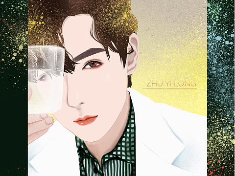 朱一龍給我畫畫的動力（個人主頁-ZMjk3MTYwNTY=） - 創(chuàng)作習(xí)作 - 站酷設(shè)計(jì)師D黛妮原創(chuàng)素材 - 站酷ZCOOL