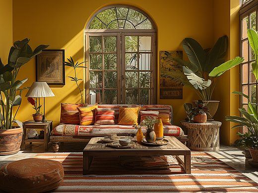 柬埔寨客厅设计