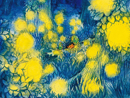 明年要出版的儿童插画绘本剧透（1）－－萤火虫选图