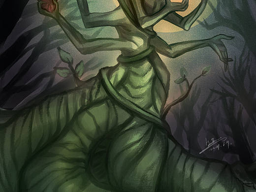 《鬼怪.德米特》（个人主页-ZNTMyNjk2MDA=） - 创作习作 - 站酷设计师这里是一只鱼砸原创素材 - 站酷ZCOOL