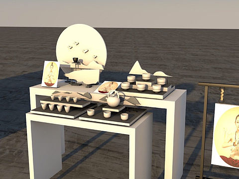 新中式商品陈列设计方式