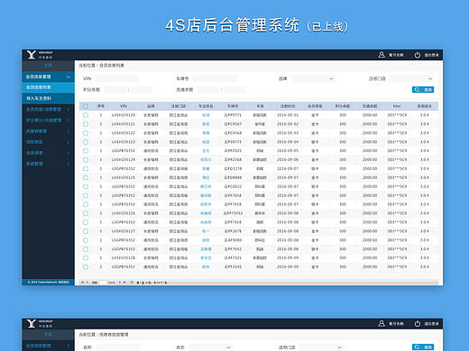 4S店后台管理系统