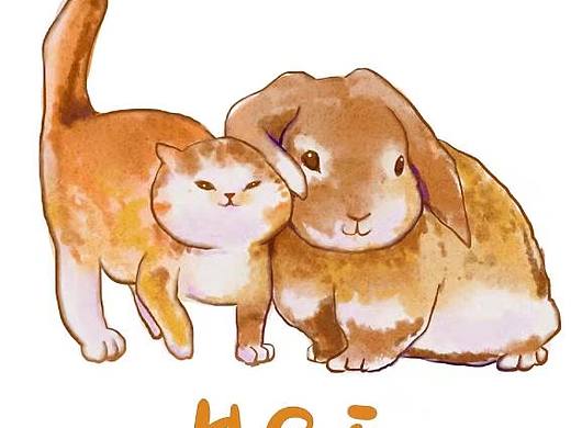 小阿猫和阿兔（个人主页-ZNDE2NzUzODA=） - 创作习作 - 站酷设计师你单身原创素材 - 站酷ZCOOL