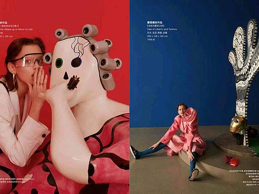 《时尚COSMO》拍摄的创意大片
