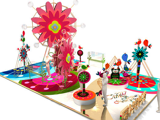 大连时代广场美陈设计-2