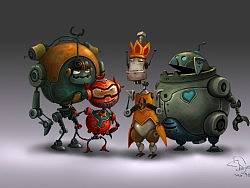 机械西游~师徒四人（个人主页-ZODEyNTg0） - 概念设定 - 站酷设计师飞奔的墨水瓶原创素材 - 站酷ZCOOL