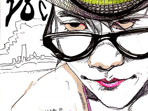 手绘人物 自恋系列